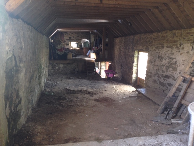 Dig out earth floors